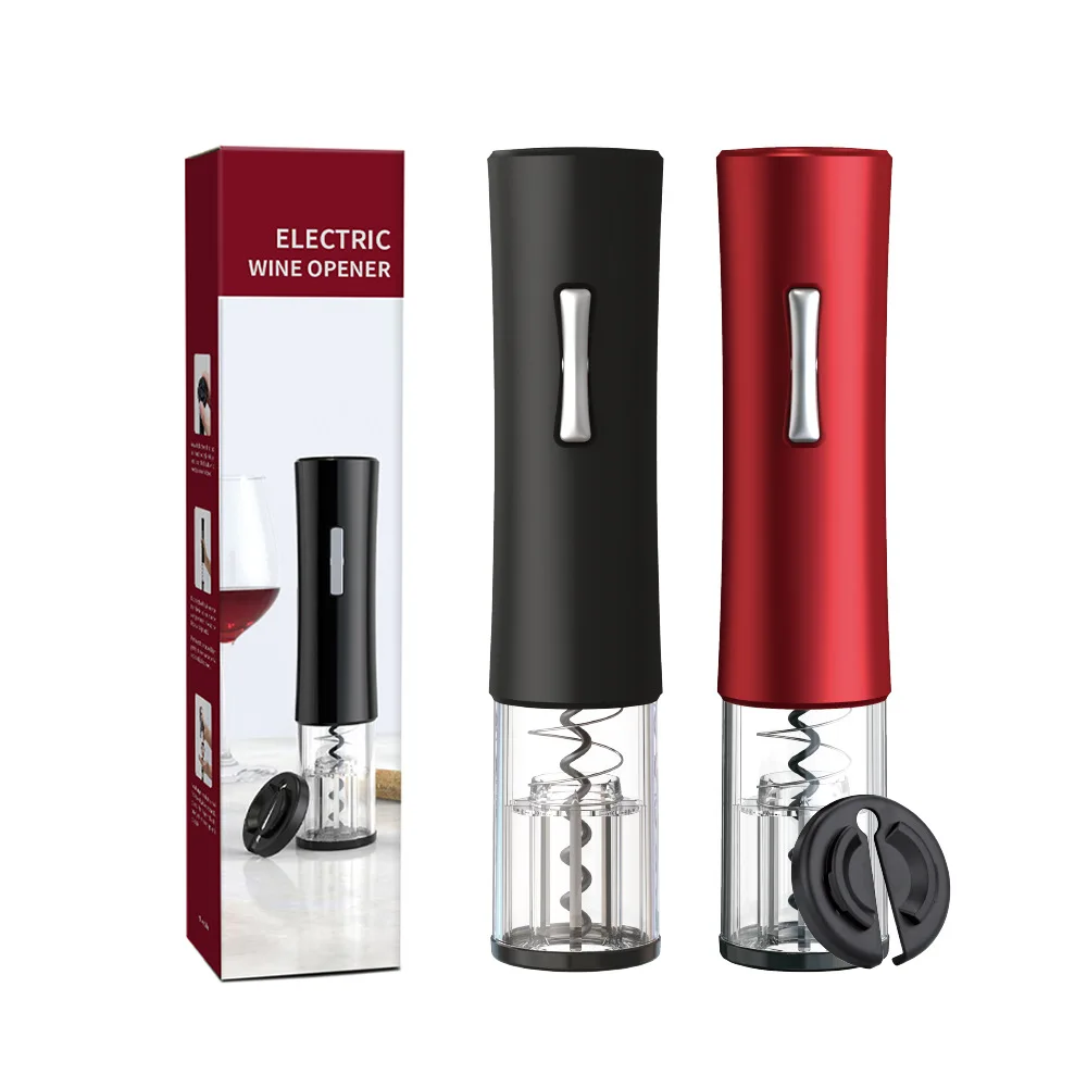 

2021 Fashion Wholesale Kitchenware Amazon Best Selling Gifts Electric Automatic Red Wine Bottle Opener With Working Light