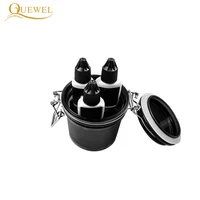 

Black Glue Container High Quality Convenient Eyelash Extension Glue Storage With Private Customized