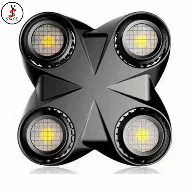 

Professional LED Stage Light Two Eyes Warm White COB Light 4*100w 4in1 COB Audience Blinder Light, Ww/pw/cw/rgbw