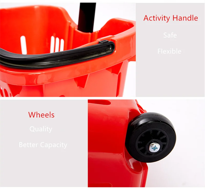 Pp Shopping Basket With Telescopic Handle Buy Shopping Basket,Pp