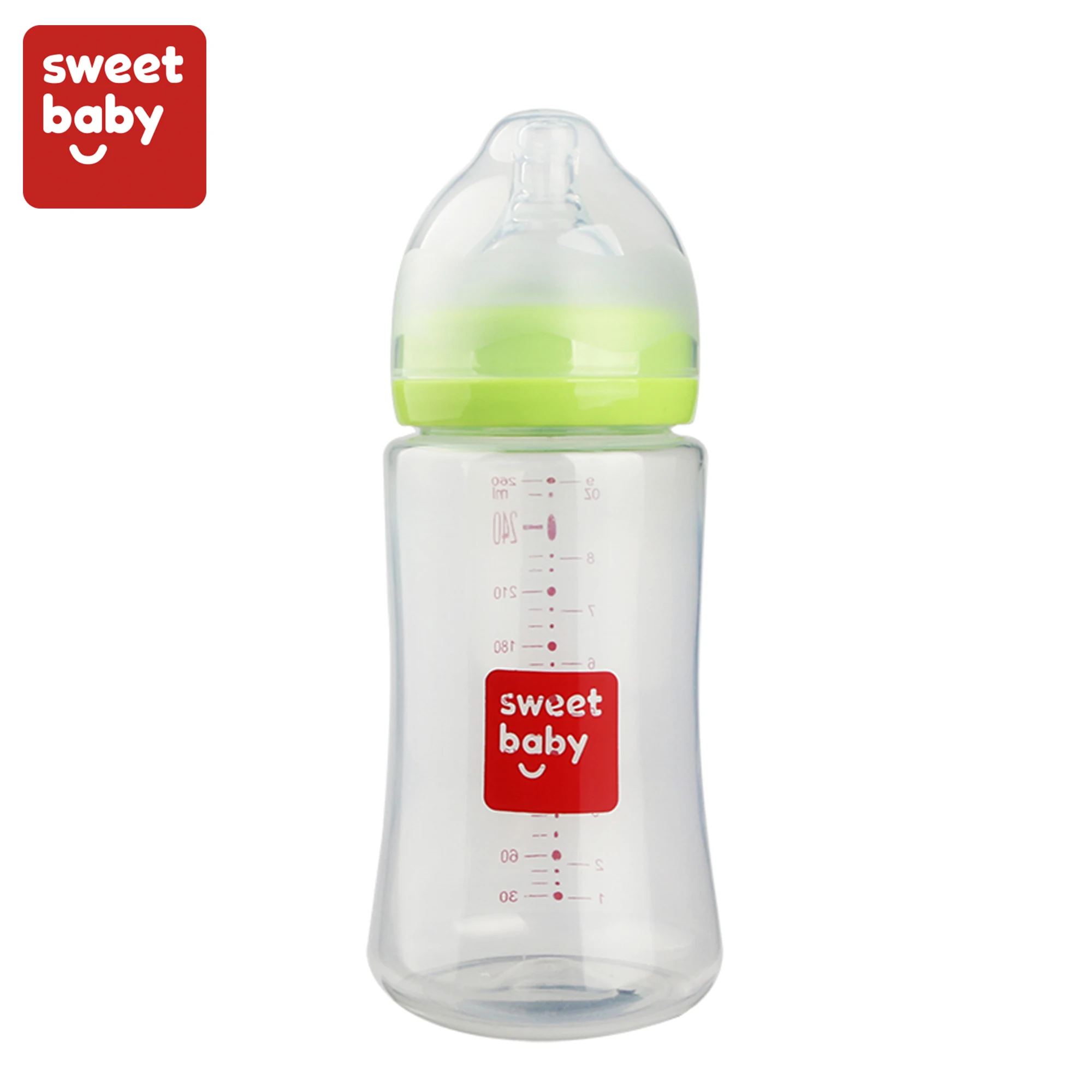 Cute Baby Milk Storage Container Feeding Bottle Plastic Bottles Bpa