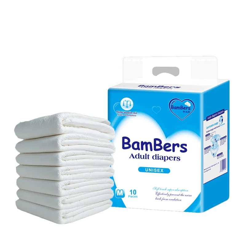 

Promotion Wholesale Disposable adult diapers for elders and patients diaper adult in bulk for adults hospital Bambers brand