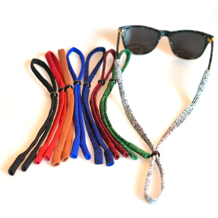 Colorful Spandex High Elastic Sports Glasses Rope Spot Adjustable