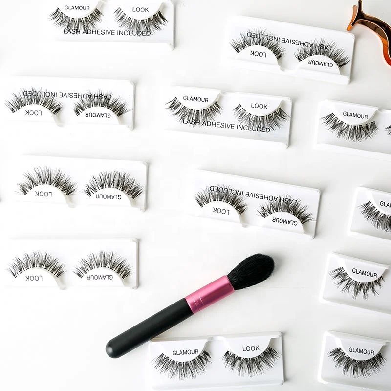 

17mm private label natural soft human hair eyelashes