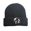 Fashion Custom Embroidered Knitted Beanie Hat 100% Acrylic Winter Cap
