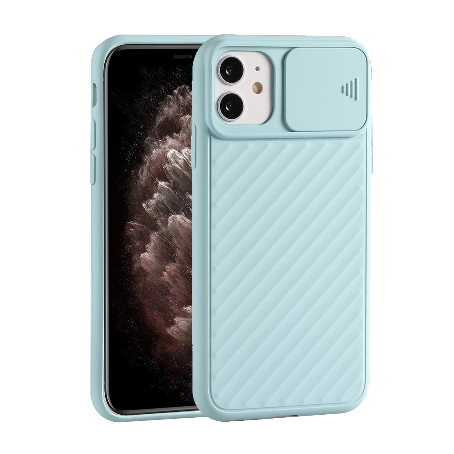 

High Quality TPU Phone Case with Slide Camera Cover Protection Design for iPhone 12 11 Pro max