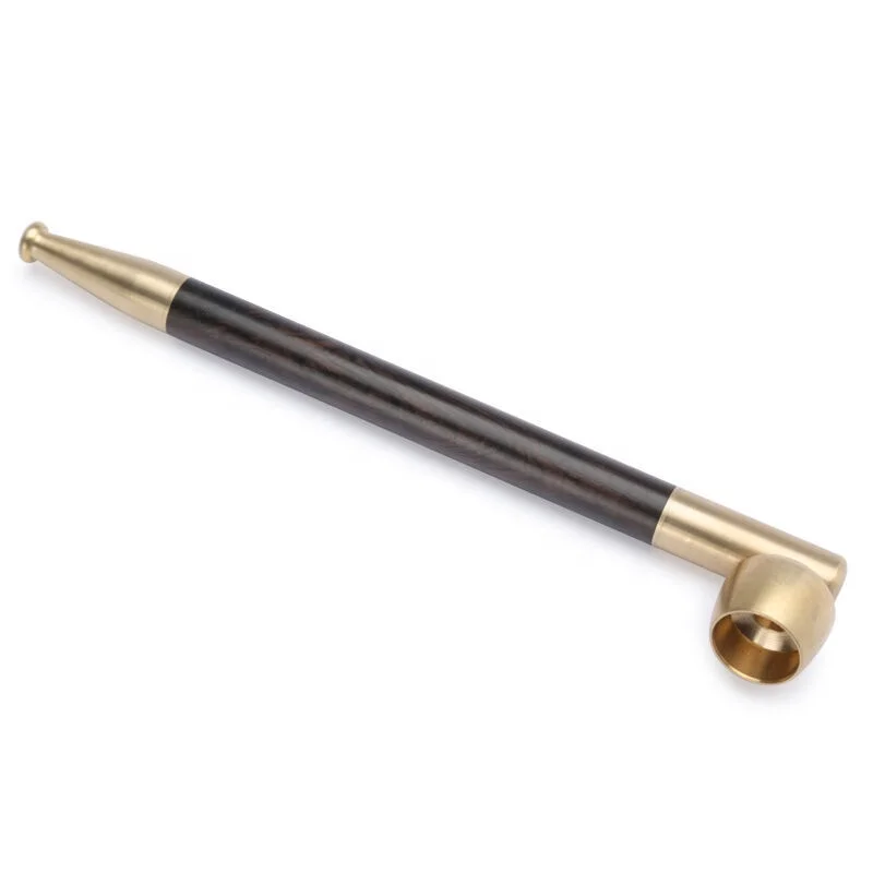 

Retro Wood Chinese Portable Dry Tobacco Pipe, Picture