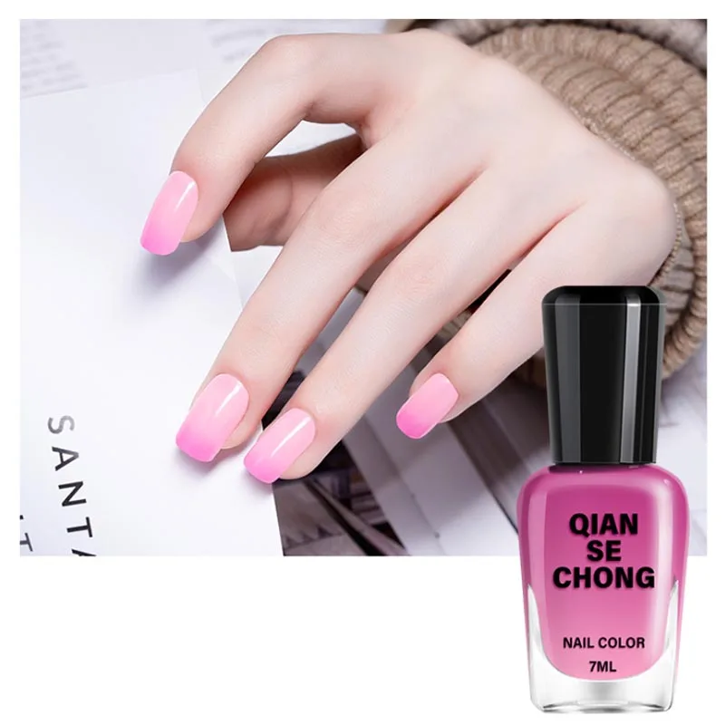 

Hot No-bake nail polish Sale Creative Nail Varnish Liquid Gel Polish Gradient Effect Clear Blooming, Multi-colored