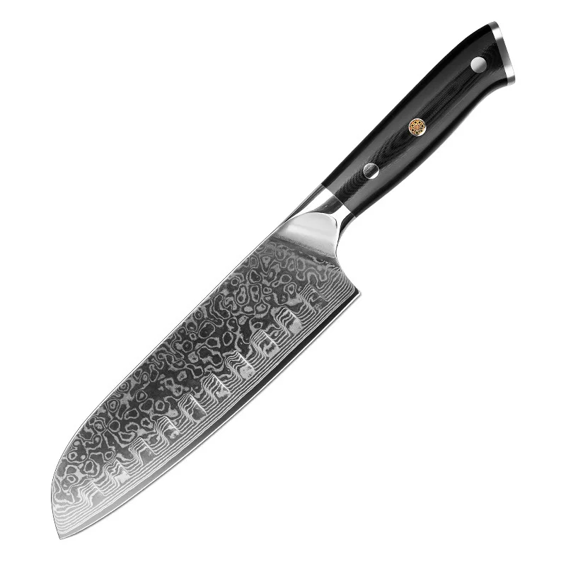 

Japanese chef's cutting knife Slicing knife flower nail handle Damascus steel knife