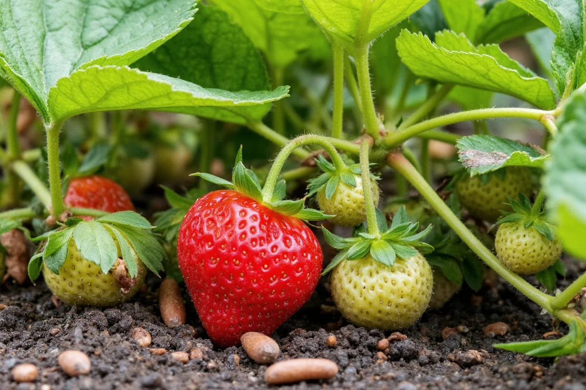 how to plant strawberries from runners