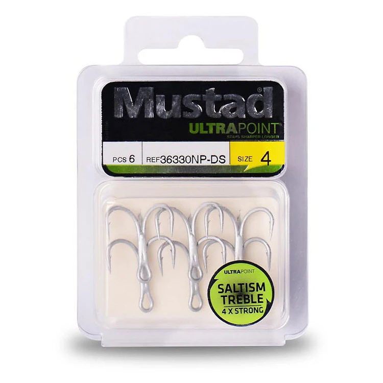 

MUSTAD 36330NP High Carbon Steel Fishing Hook Fishhooks long line fishing hooks, Metallic