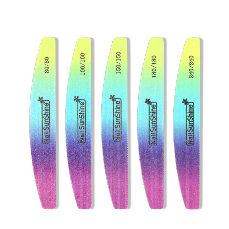 

Custom Logo Private Label Professional Acrylic 80/80 100/100 100/180 150/150 Grit Nail File, Customized color