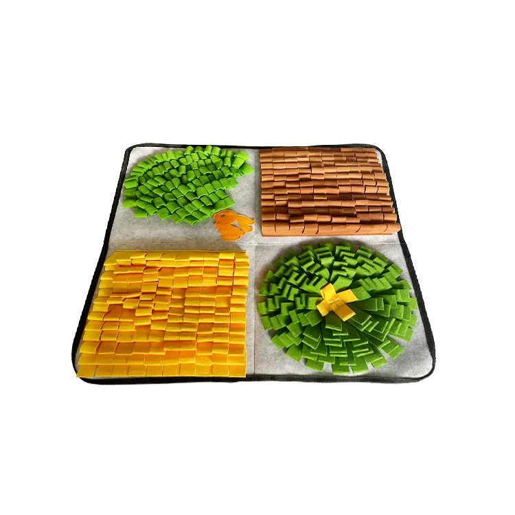 

Dog Food Mat Pet Slow Feeders Sniff Mat felt Pet Snuffle Mat, Customized color