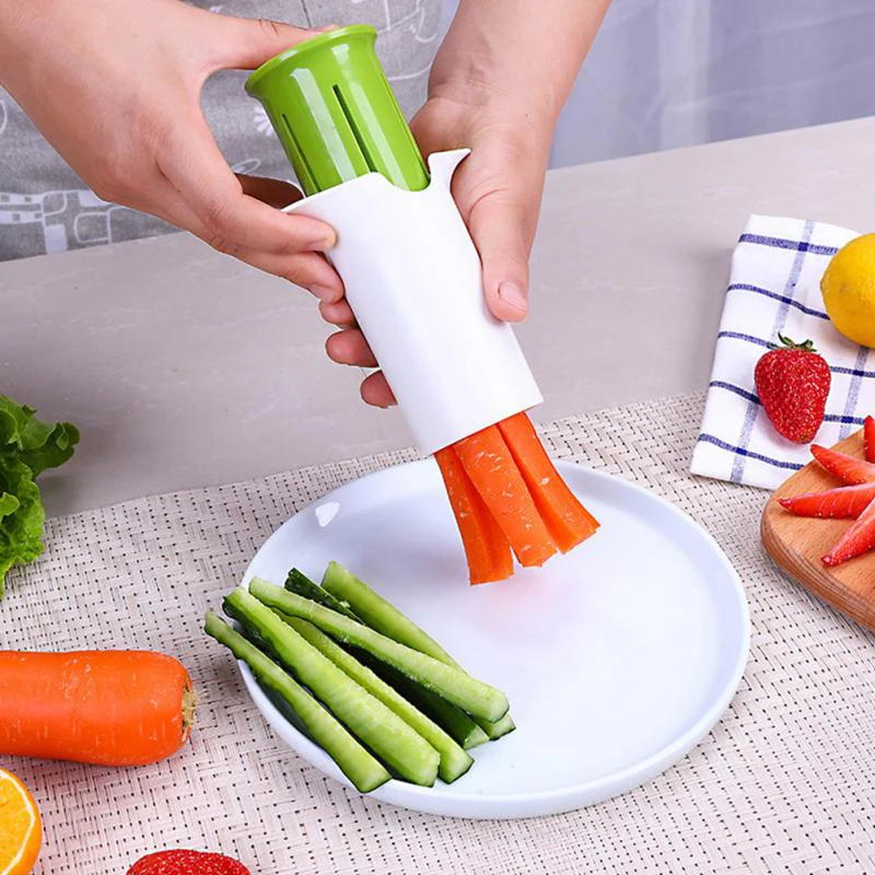 

Kitchen Tools Sushi Cutter Cucumber Slicer Strawberry Flap Cutter Fruit and Vegetable Splitting Cutter