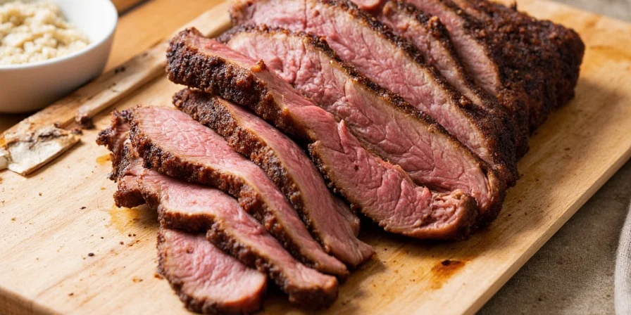 Finished Brisket on Serving Platter