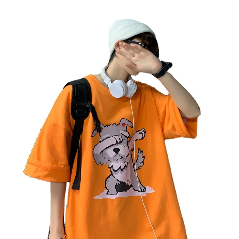

100% Cotton Plain Blank Tee Shirt Custom Simons Cat Graphics Print brother Me Nets Tall Men T Shirt Wholesale, Customized color