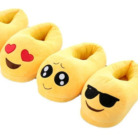 

New cotton soft plush emoticons couple cotton home shoes for wholesales warm Indoor shoes plush slippers soft home slippers, 20 colors