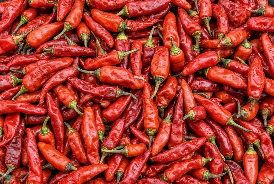 Bowl of dried chile peppers