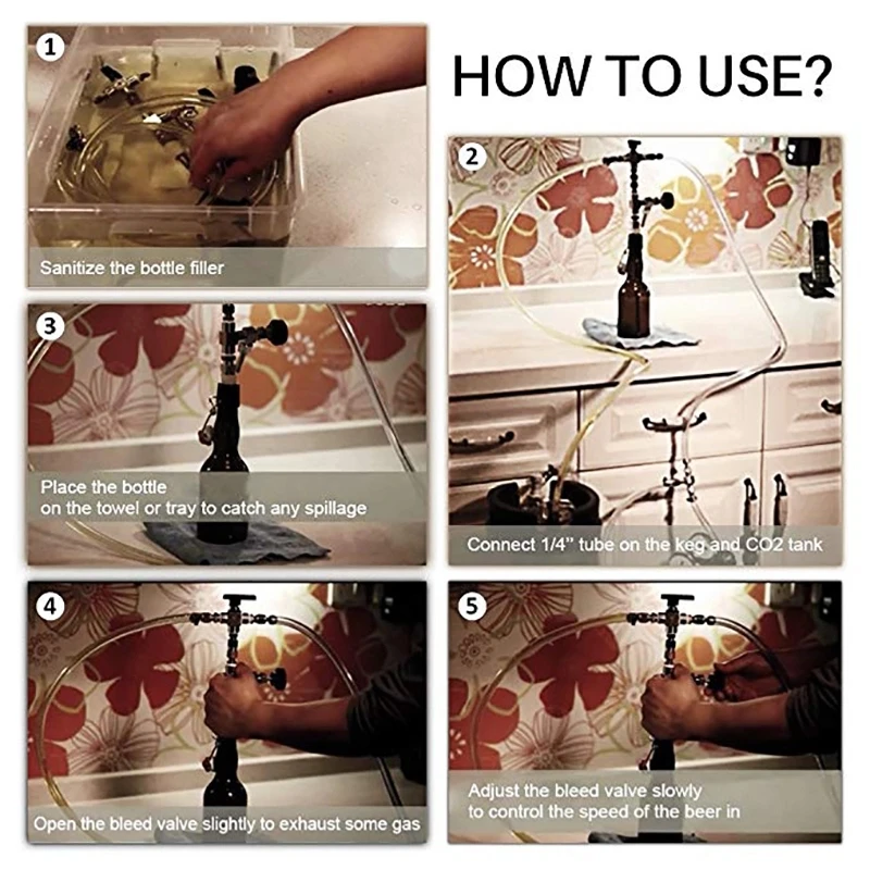 Stainless Steel 304 Beer Gun Counter Pressure Beer Bottle Filler Buy