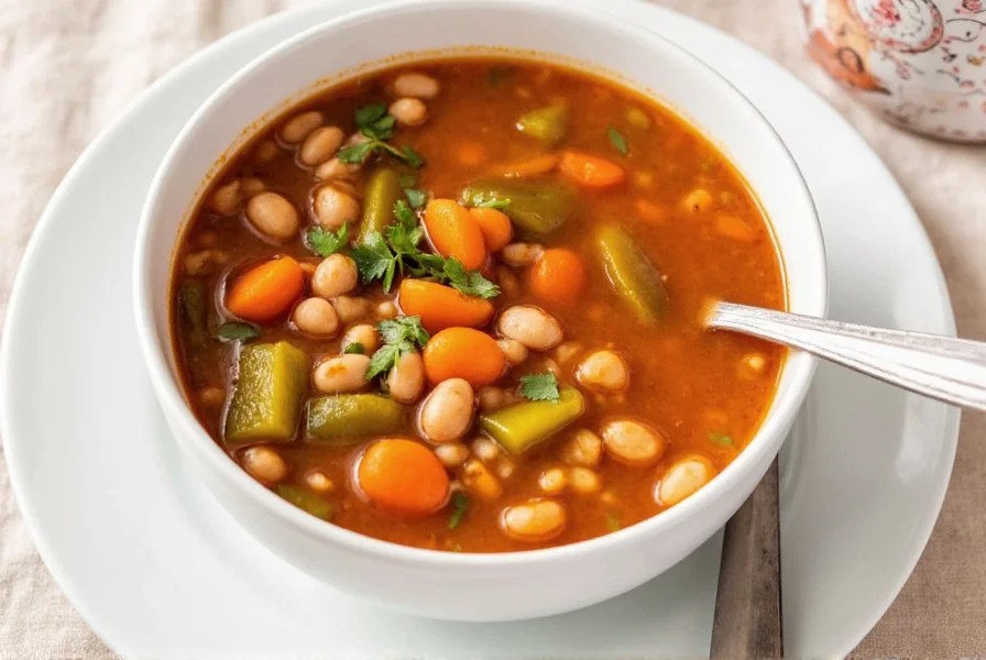 spice up your bowl a flavorful guide to vegetable soup with beans