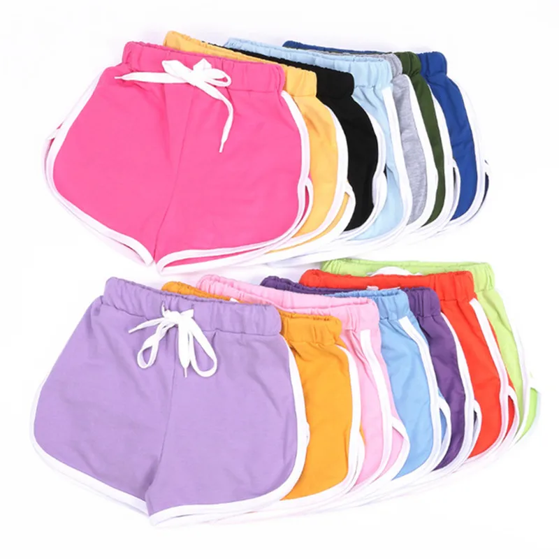 

Fashionable children clothing boutique baby sports shorts soft colored cotton kids short pants, Accept customized color