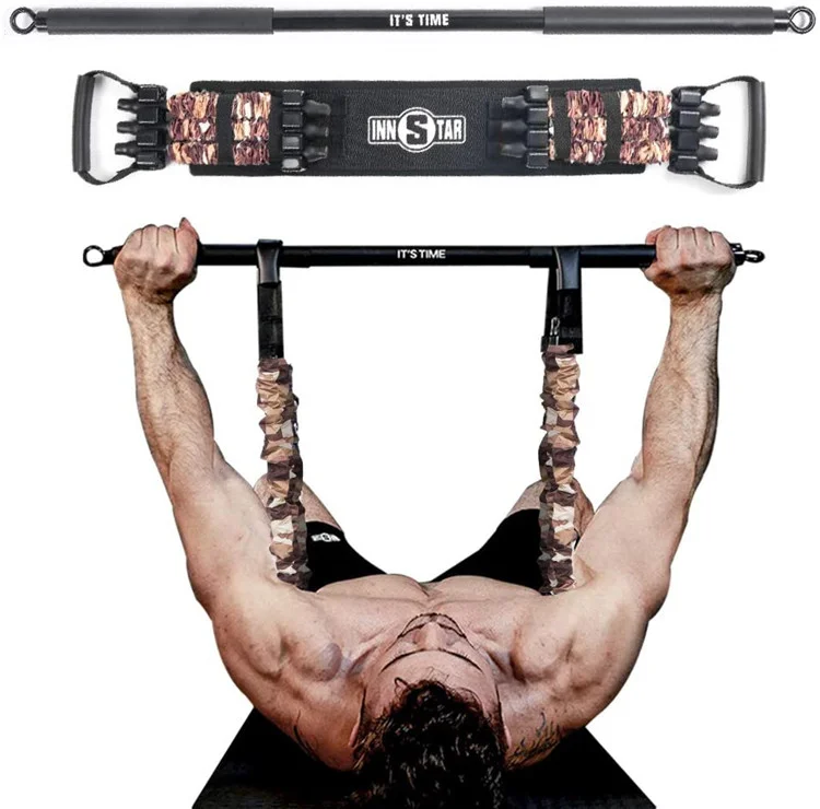 

Adjustable Bench Press Push Up Resistance Bands Chest Builder Workout Equipment Arm Expander Resistance Training