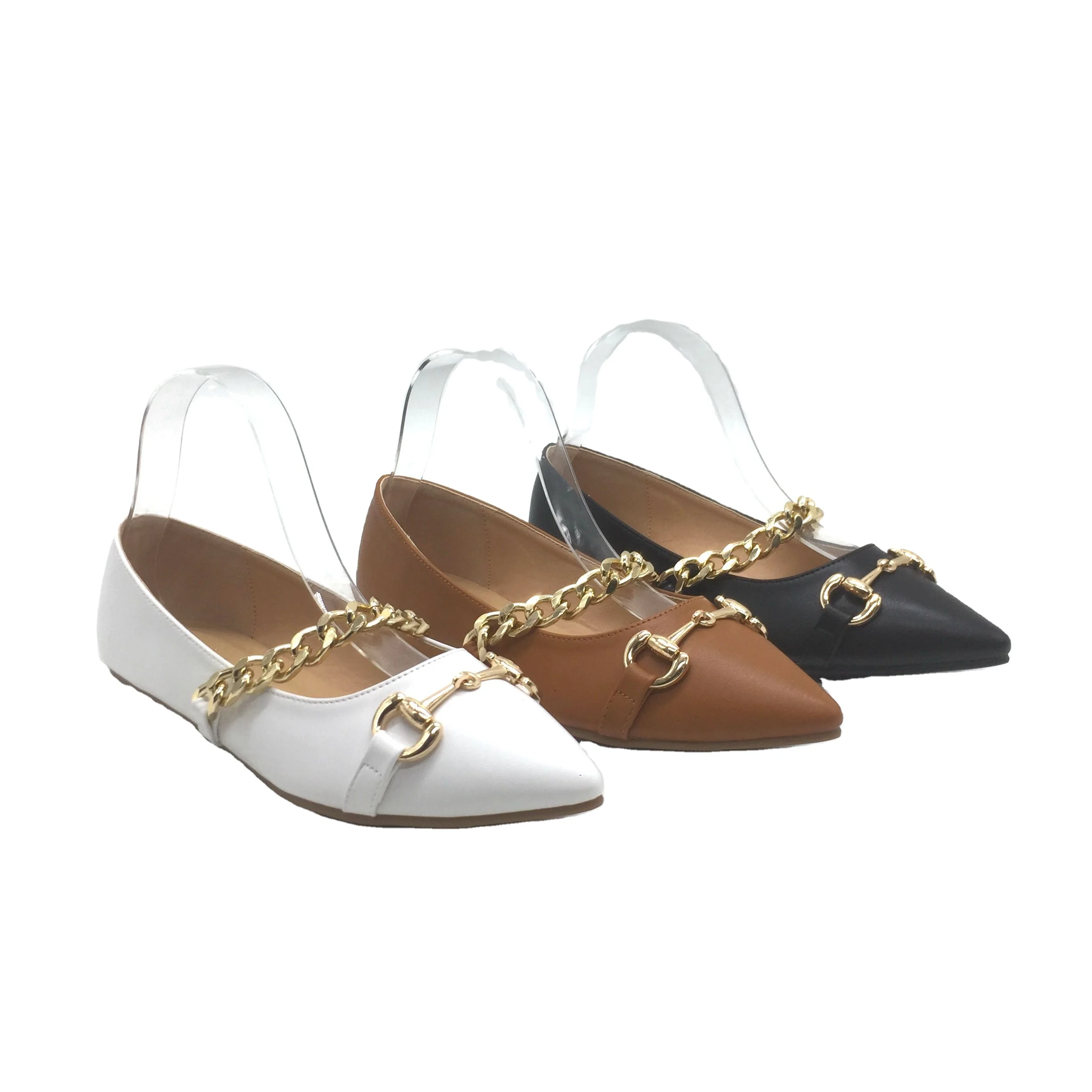 

Top Sale Guaranteed Quality 2021 Ladies Shoes For Women Flat Shoes, 1-black 2-brown 3-white