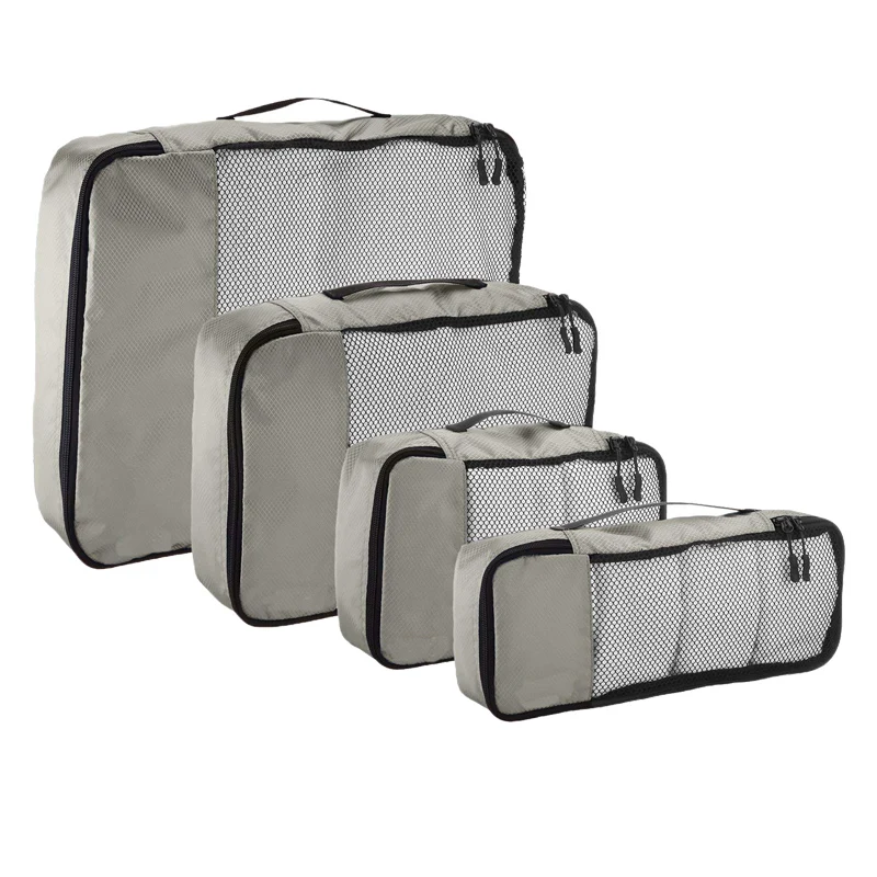 High Quality 4 Piece Packing Cubes Travel Compression Packing Cubes ...