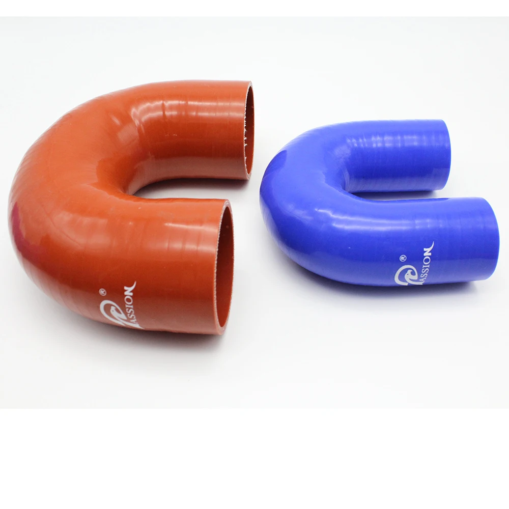 Turbo Coolant 180 Degree Bulk Flexible Rubber Silicone Air Intake Hose