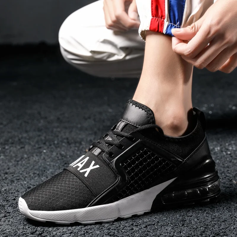 

Manufacturer Custom New Trend Breathable Tennis Running Sneakers Men Fashion Casual Sports Shoes, Black//white/red/green