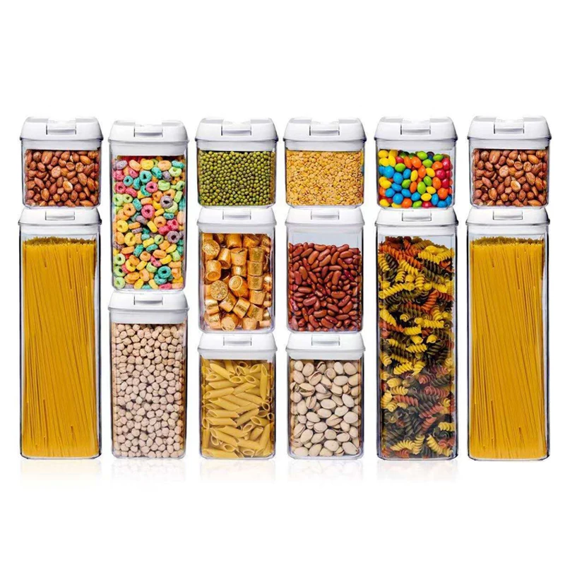 

Eco-Friendly 14 Piece Set Airtight Food Storage for kitchen plastic containers wholesale, 1000 please contact customer service after placing an order.