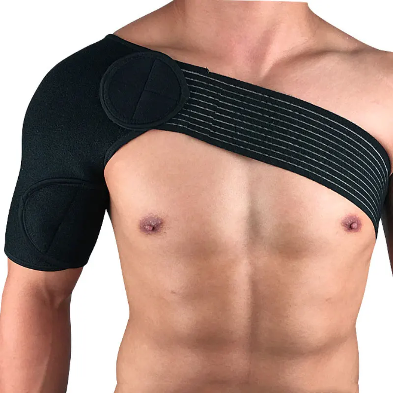 

Adjustable Shoulder Brace for Women and Men, Compression Support Sleeve Wrap for Injuries, Breathable Support, Black