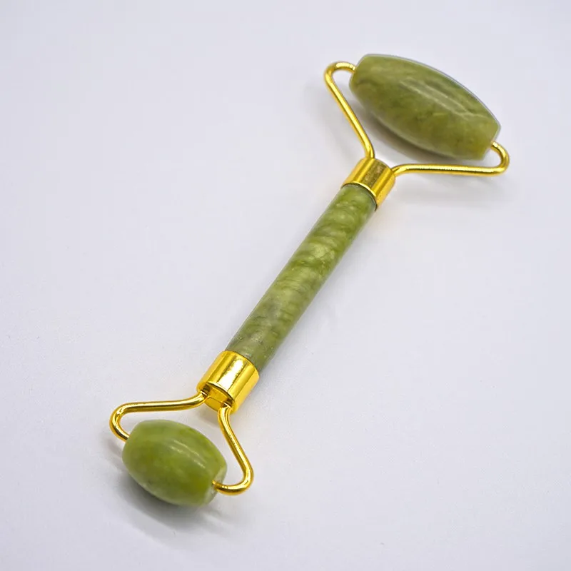 
China Beauty Massage Tool Face Massager jade roller and gua sha set logo For Christmas Gift with box 