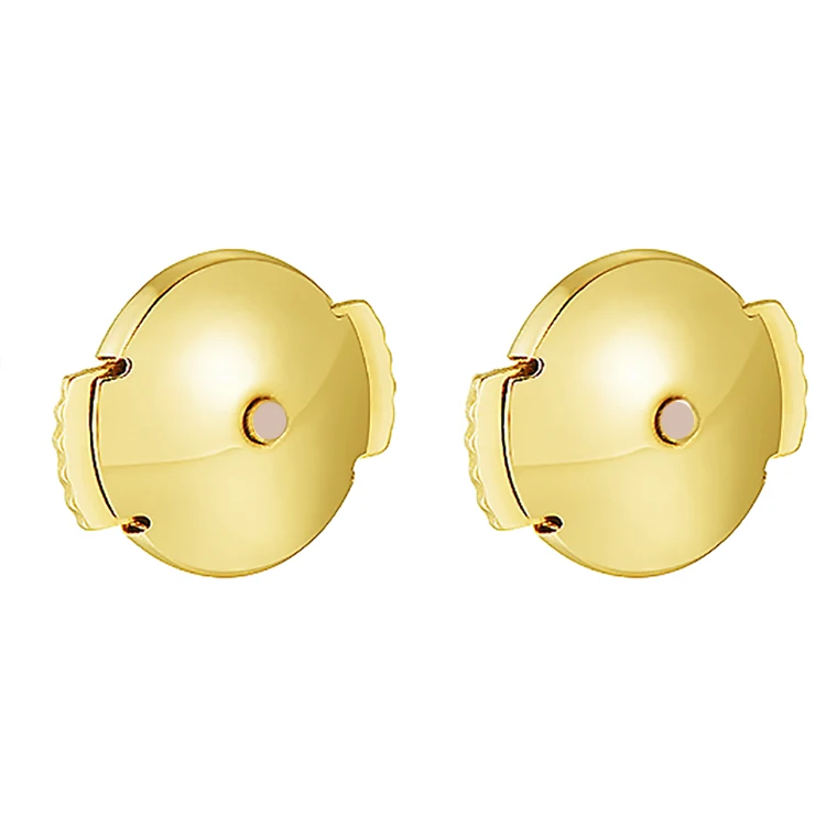 

18k jewelry findings components plugs of earrings unique jewelry findings with spring clasp findings