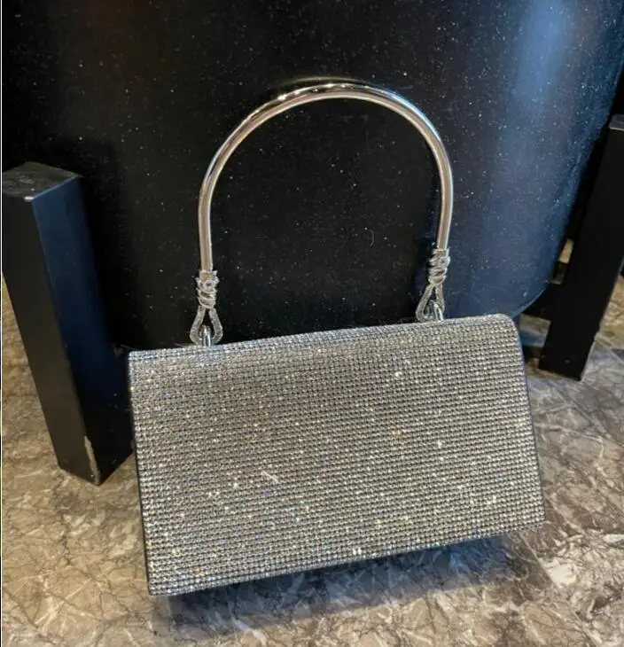 

2023 Handbag Lady Hand Bag New Fashion Single Shoulder Messenger Diamond Bag