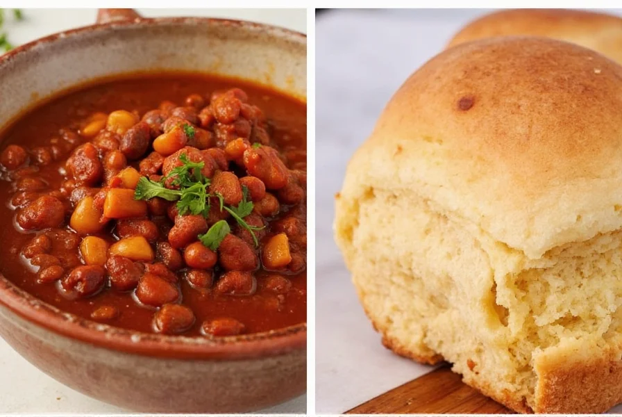 chili and cinnamon rolls