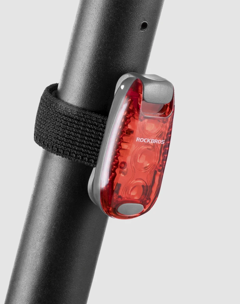 

Rock Brothers Rock Brothers Bicycle Mini Rear Light Night RuRun Cycling Warning Light Mountain Road Bicycle Helmet Warning Light