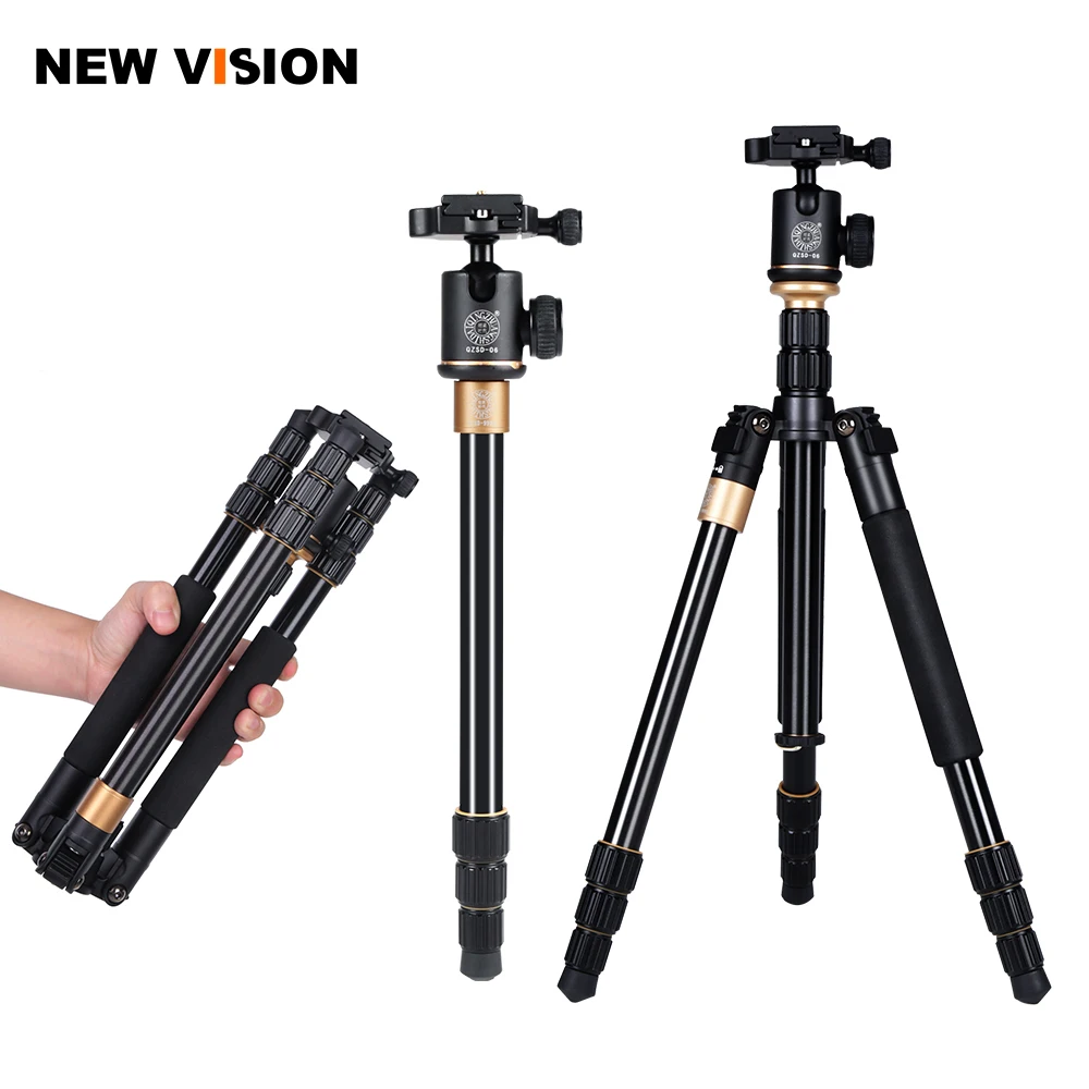 

Upgrade Q999S Professional Photography Portable Aluminum Ball Head+Tripod To Monopod For Canon Nikon Sony DSLR Camera, Other