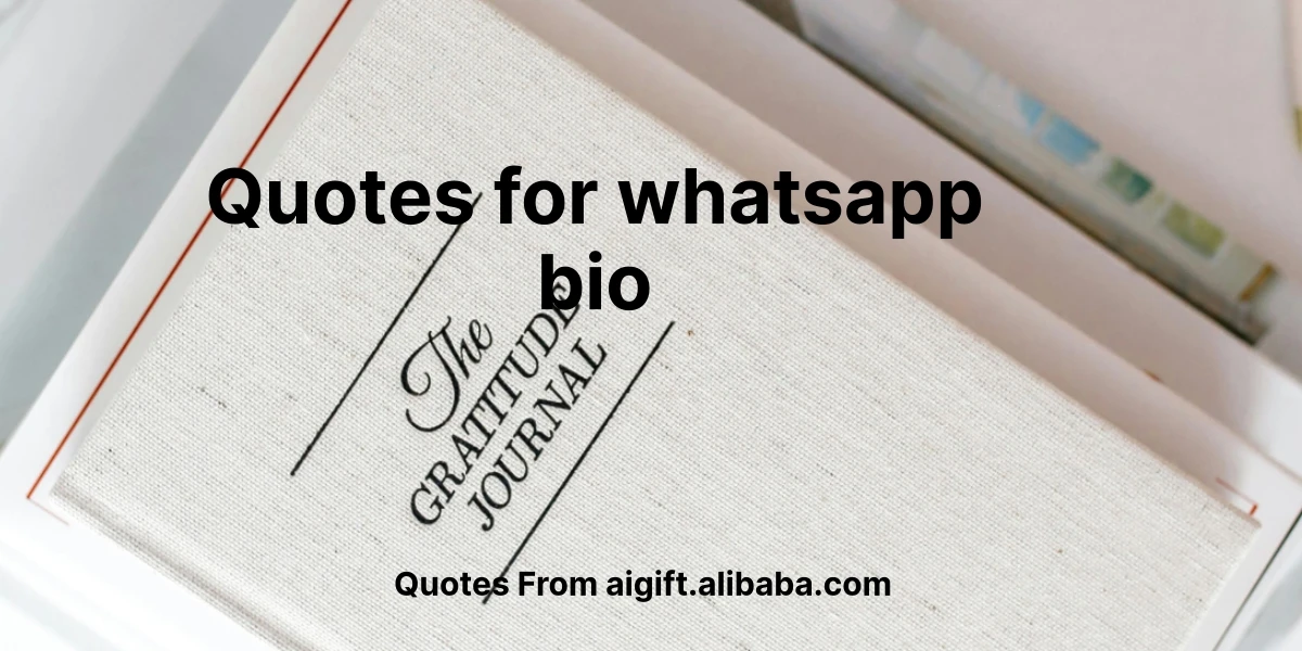 quotes for whatsapp bio