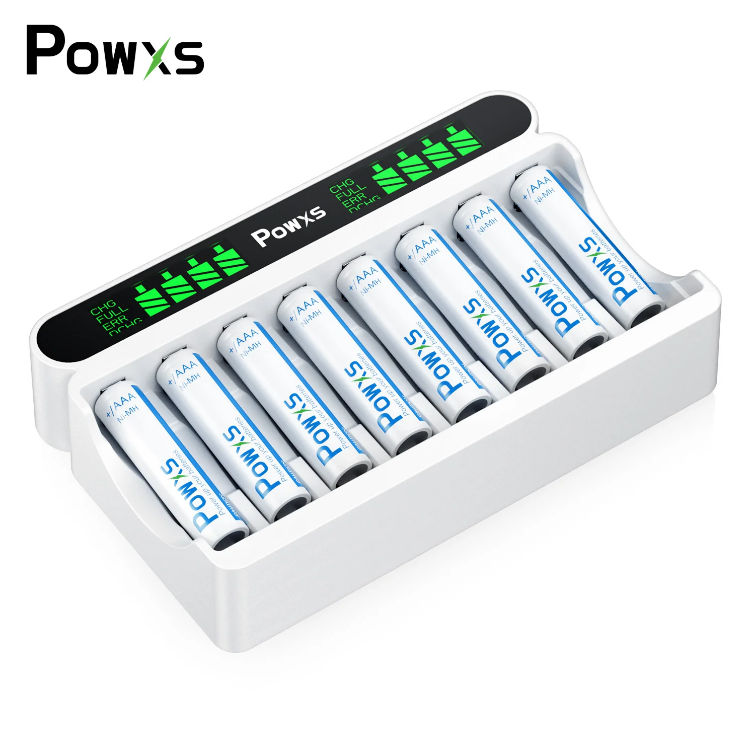 

1.2V Rechargeable AAA 800mAh Batteries With LCD Battery Charger For AA AAA NiMH NiCd Batteries