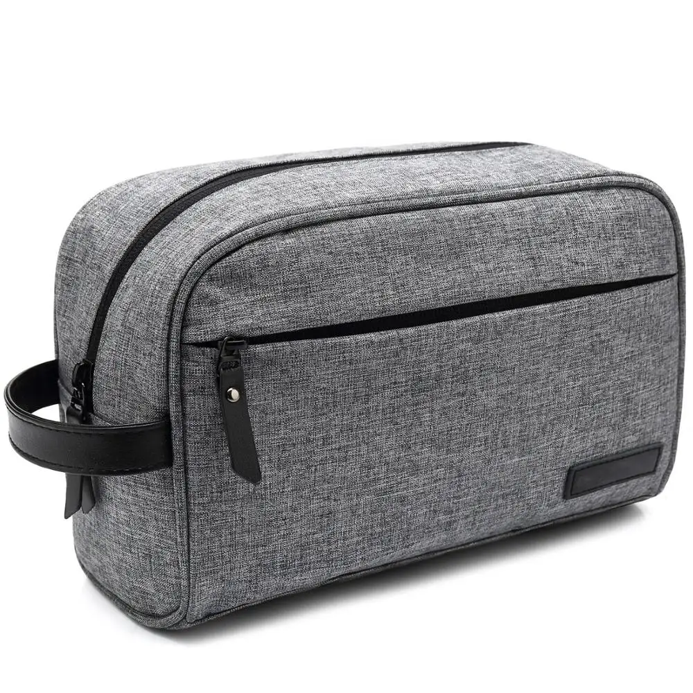 

Amazon hot sale OEM Handy Lightweight Durable Waterpoof Travel Dopp Kit Mens Toiletry Bag, Green,grey,white or customized