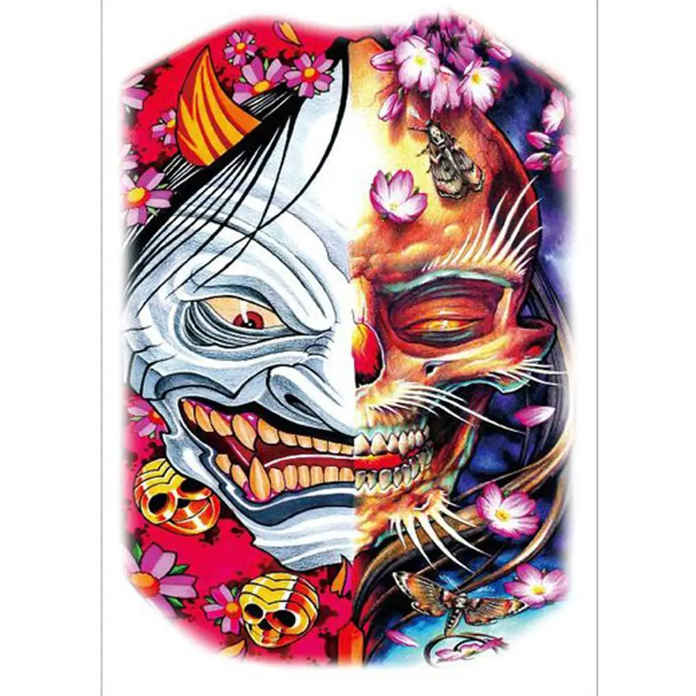 

MB 041-043 Waterproof Sexy Tattoo Paper Temporary Custom Full Back Tattoo Stickers, Cmyk