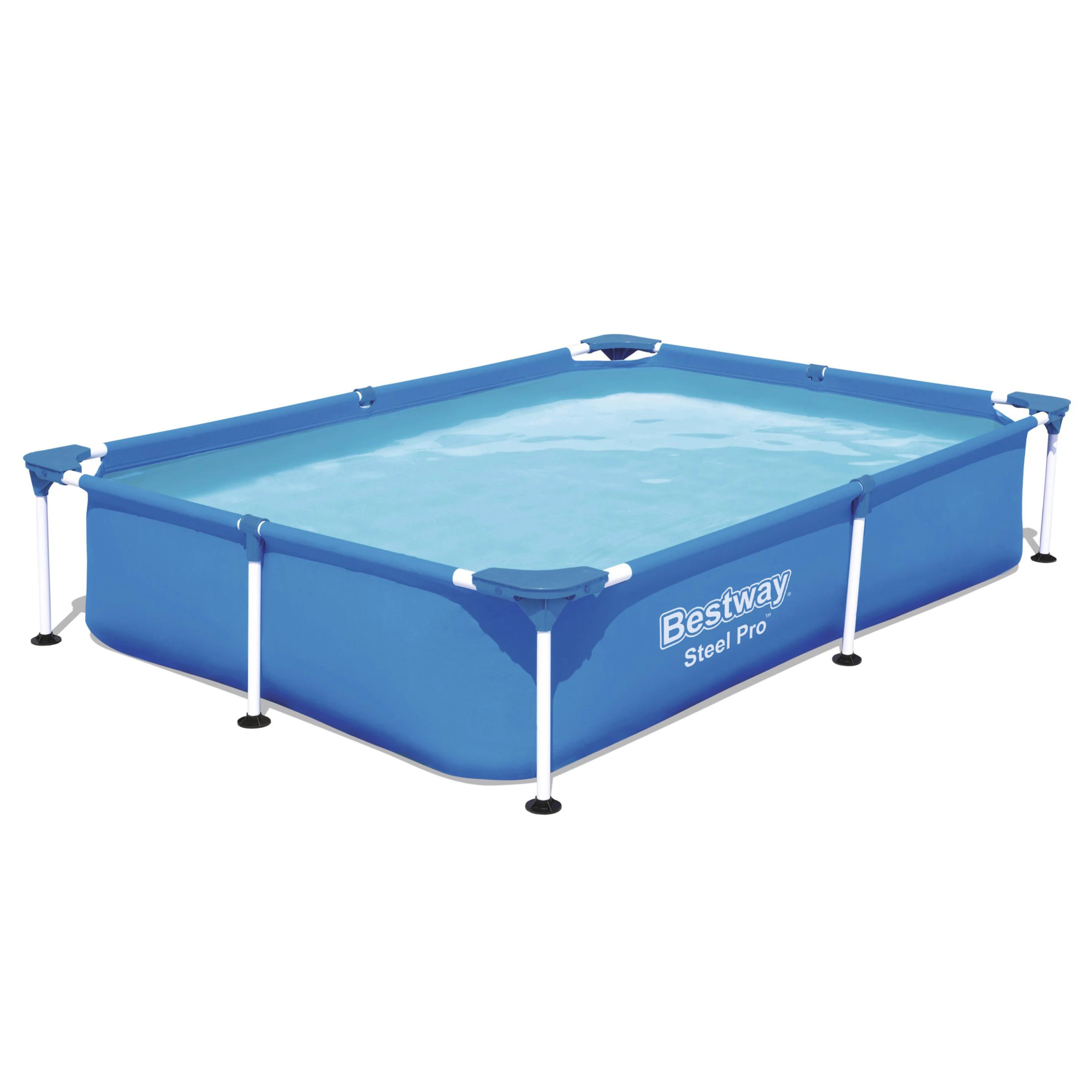 

Bestway 56401 PVC material giant outdoor metal frame ground swimming pool
