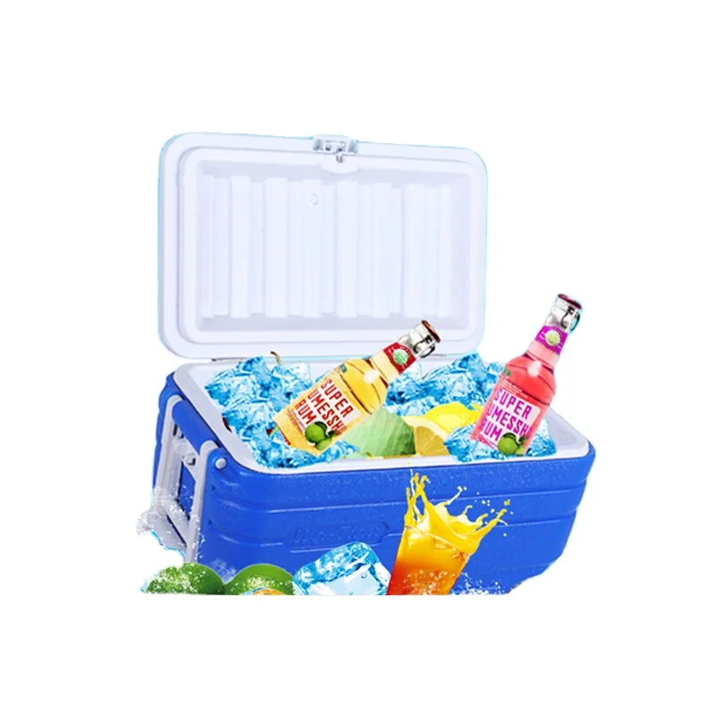 

40 liter Ice Chest Portable Plastic Ice Box Large Cooler Vehicle Storage Box Thermal Insulated Coolers Box, As per clients request