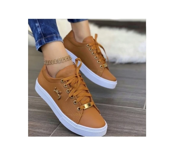 

Spring new European and Americanuffin he casual low-top large size mels women's shoes