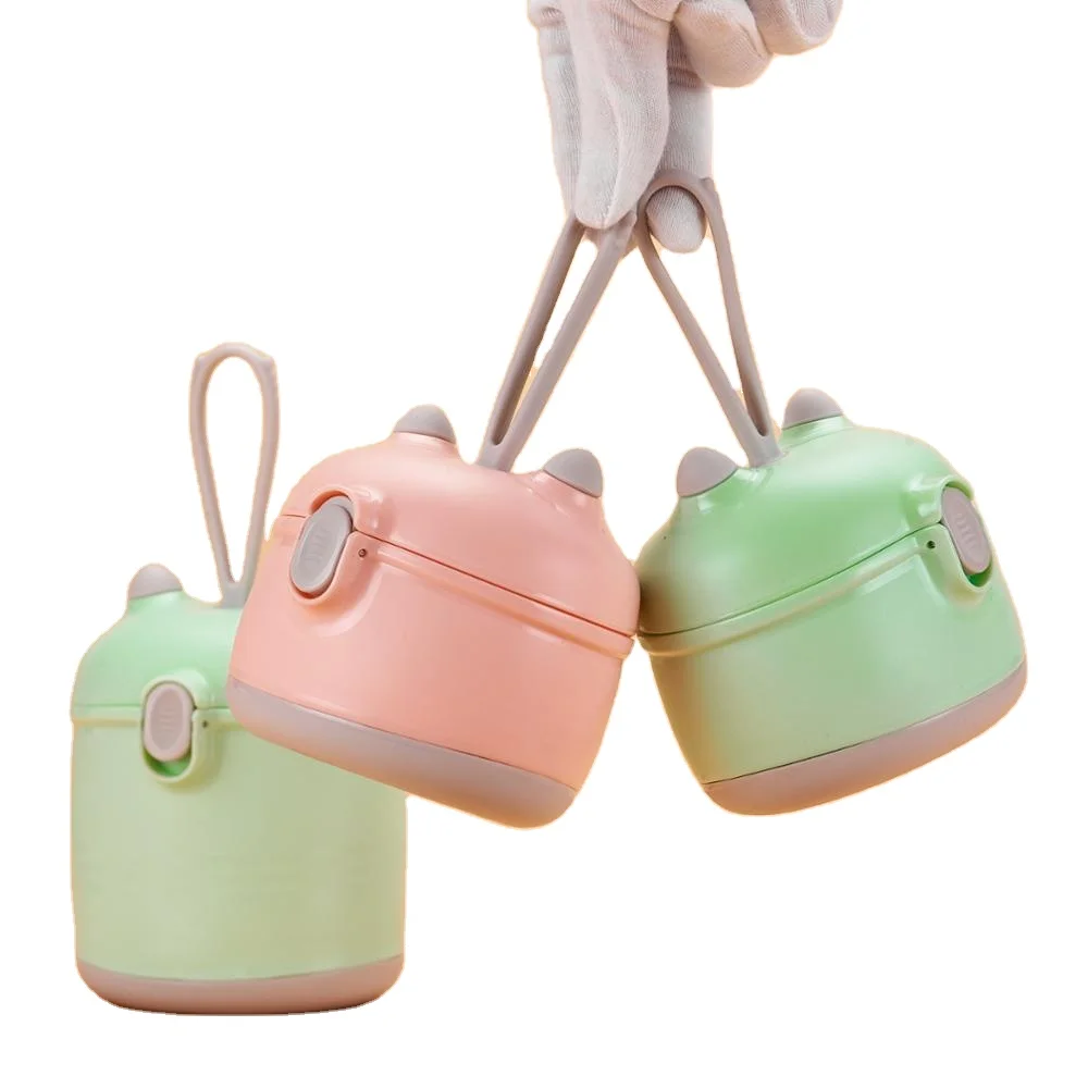 

Crazy Sale 2021 Fashion Mini Milk Powder Container Portable Baby Food Storage Box BPA Free Baby Milk Powder Box