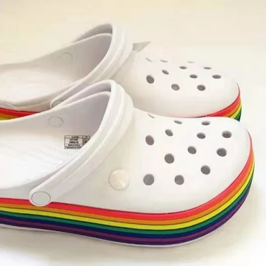 

2021 Fashion Croc Clogs Platform Croc Charms Luxury Women's Clogs