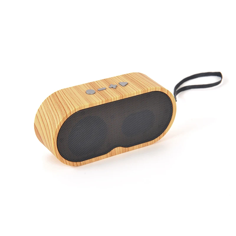OEM F3 Wooden Wireless Stereo Mini Portable Speaker - ANKUX.COM