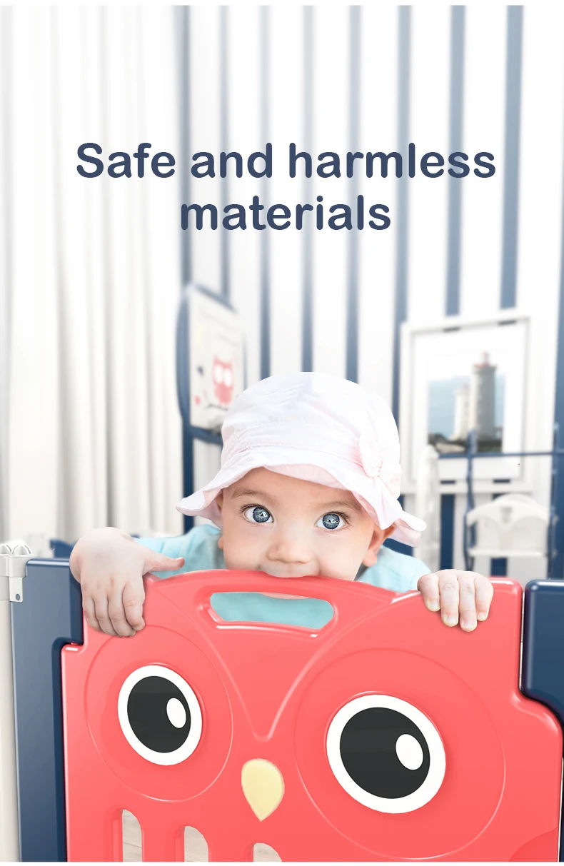 Hot Selling Custom Indoor Playyard Luxury Children Cheap Play Yard Kids Portable Foldable Fence Plastic Baby Safety Playpen manufacture