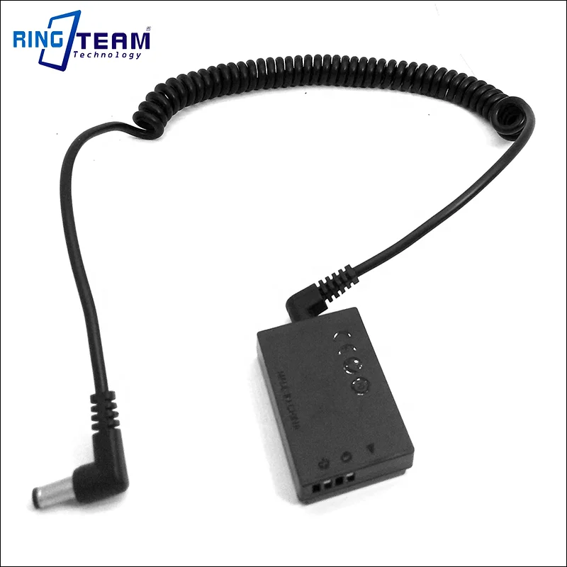 

1.5M Extension Power Cable LP-E12 Battery Connector DR-E12 DC Coupler for Canon EOS M M2 and M10 Digital Cameras, Black